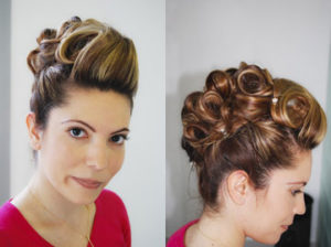 Coiffure chignon mariage salon de coiffure Espace Coiffure Esthétique Lausanne Vaud